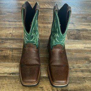 Justin Mens Bolt Work Boots Soft Toe Size 9.5D